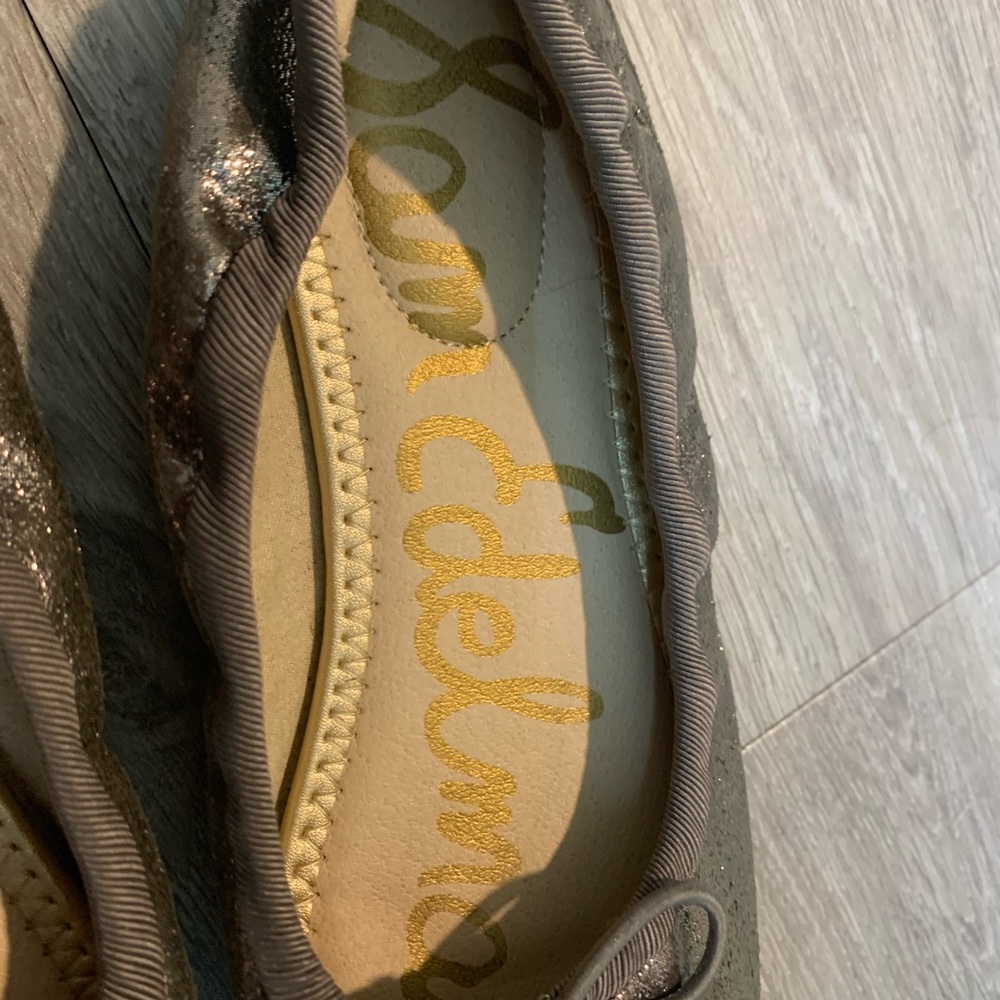 Sam Edelman silver glitter shoes for kids size 3